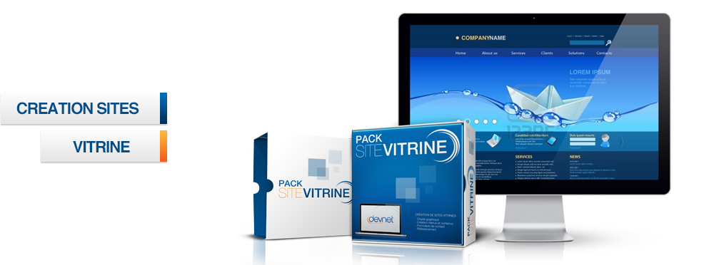 Pack Creation Site Vitrine